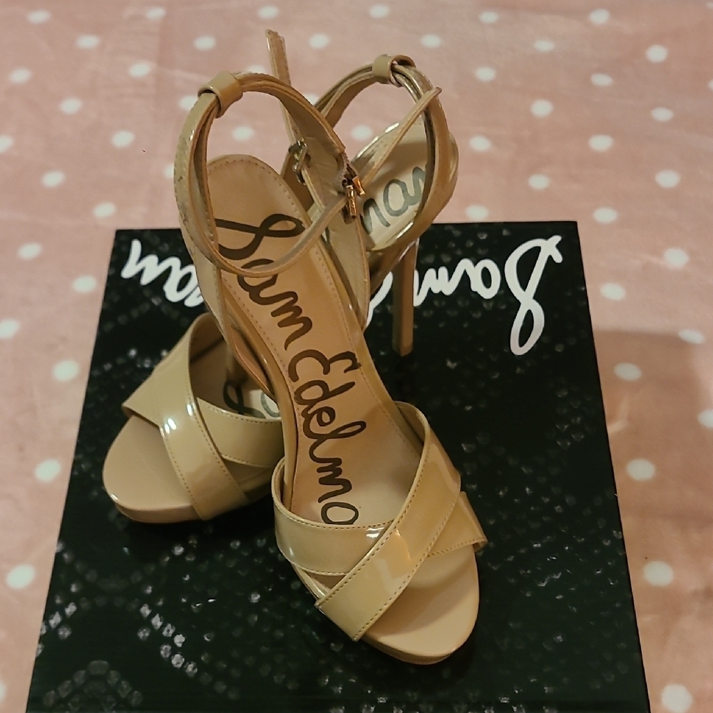 Sam Edelman Tan Women's Sandals - Picture 2 of 8